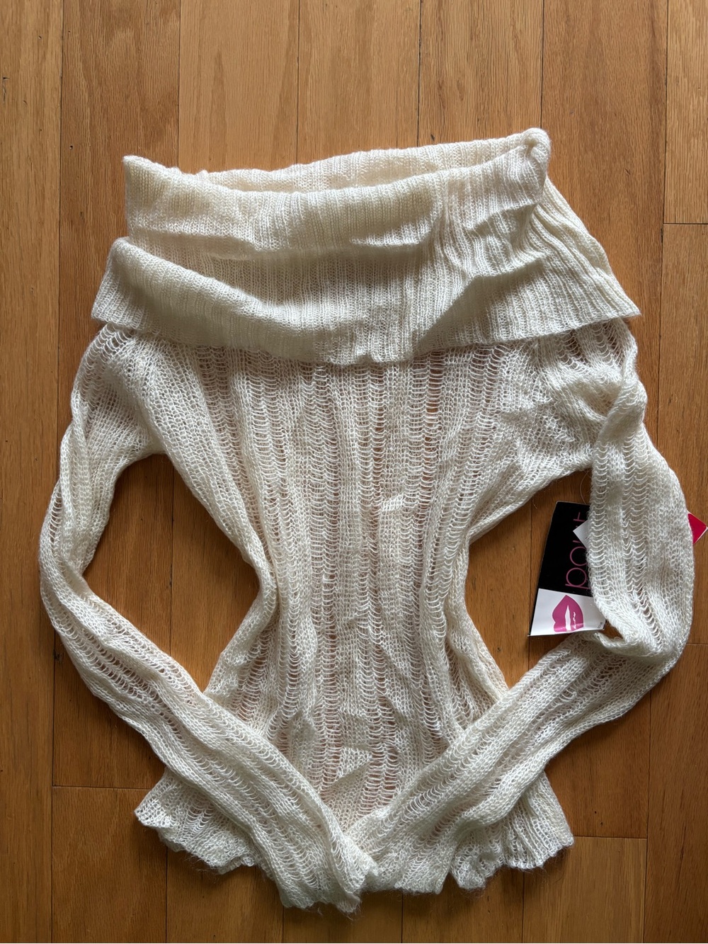 ivory mohair sweater
